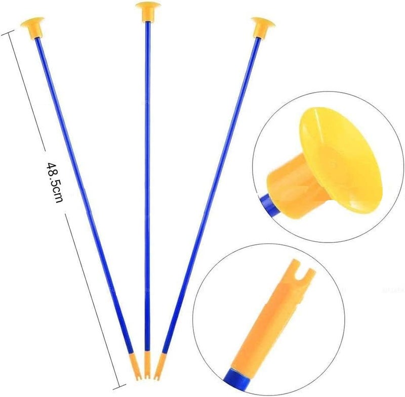 IndusBay ® Kids Archery Toy Set with 21 Inch Bow & 3 Suction Cup Arrows | Indoor Outdoor Shooting Practice Game for Boys & Girls - Image 3