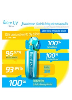 Biore Biore Water Film Light Transparent Sunscreen Liquid 70ml Moisturizing Patch Sunscreen Water Magnetic Film  - Image 3
