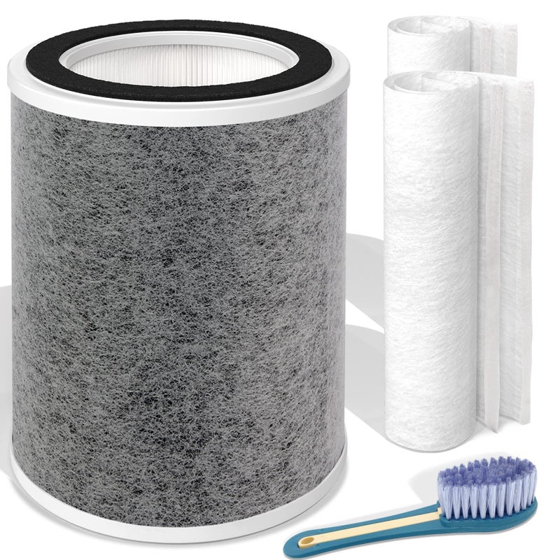 Leemone True HEPA HP201 HP202 Filter Replacement for Shark HP200 Series  HC501 HC502 UA205 Air Purifier MAX3in1 H13 Grade Filter Part  HE2FKBAS HE2FKBASMB