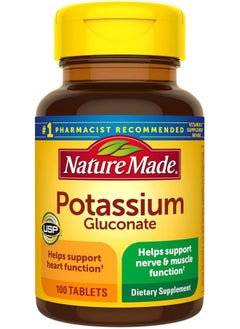 Nature Made Potassium Gluconate 550mg, 100 tablets  - Image 1