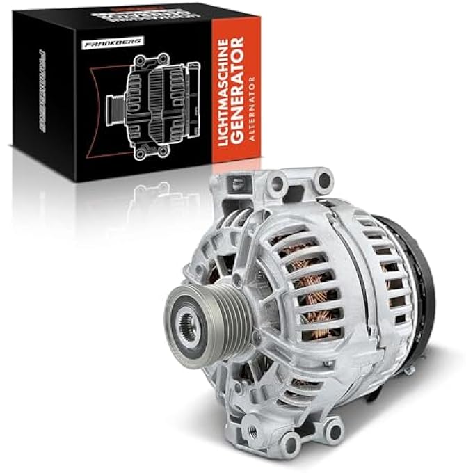 Frankberg Alternator Alternator Generator Compatible with E81 E87 116i 118i 120i 2004-2011 E82 E88 118 120 E46 E90 316i 318i 320i E60 520i X1 X3 Z4 Replacement e#12 317516098 - Image 1