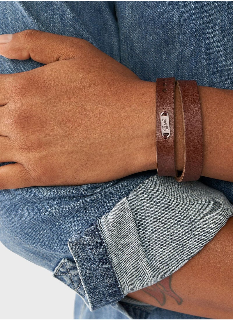 FOSSIL Jf04127200 Leather Bracelet  - Image 5