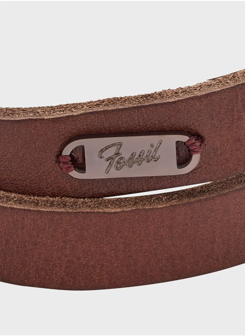 FOSSIL Jf04127200 Leather Bracelet