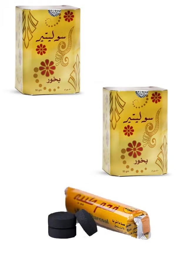 Saltair incense 2 pieces * 50 grams with charcoal