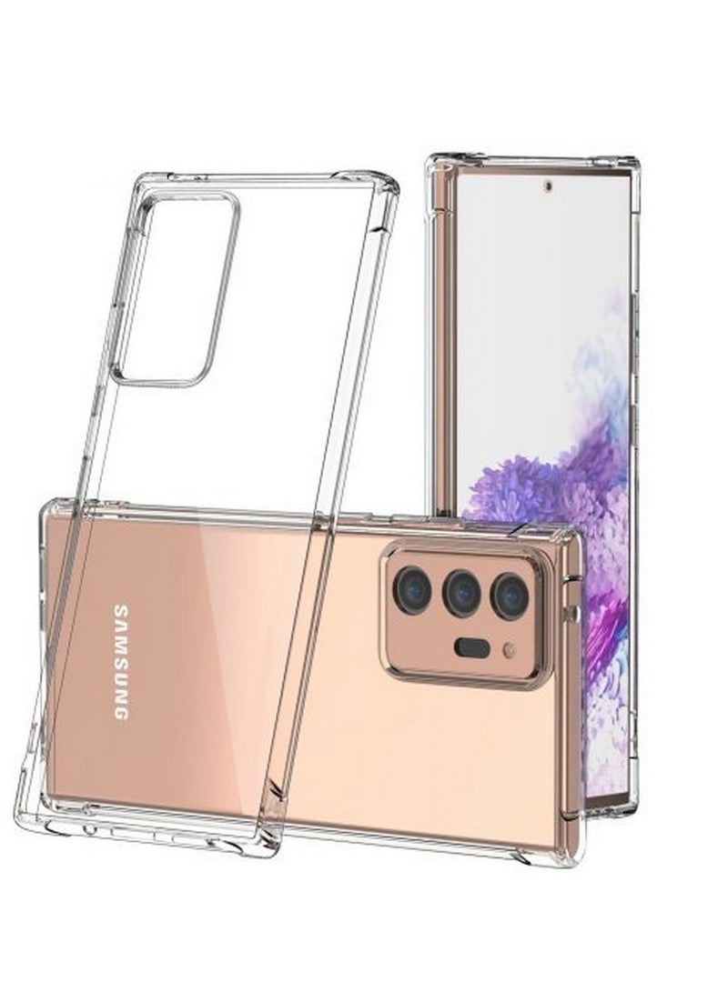 Bills Samsung Note 20 Ultra Premium TPU Corner Case - Clear Slim Protective Cover with Enhanced Shock Absorption - Image 2