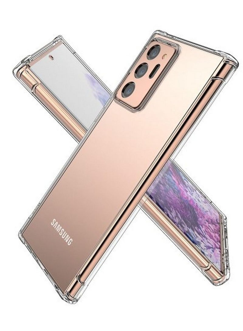 Bills Samsung Note 20 Ultra Premium TPU Corner Case - Clear Slim Protective Cover with Enhanced Shock Absorption - Image 3
