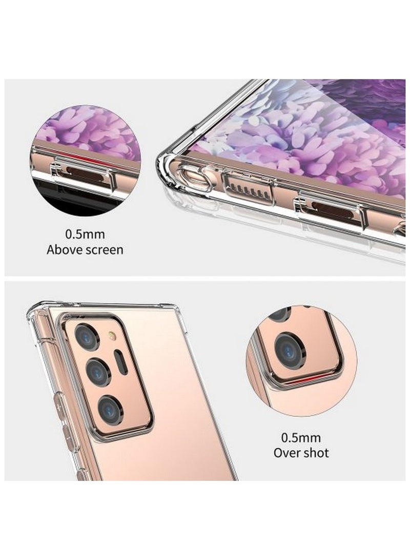 Bills Samsung Note 20 Ultra Premium TPU Corner Case - Clear Slim Protective Cover with Enhanced Shock Absorption - Image 5