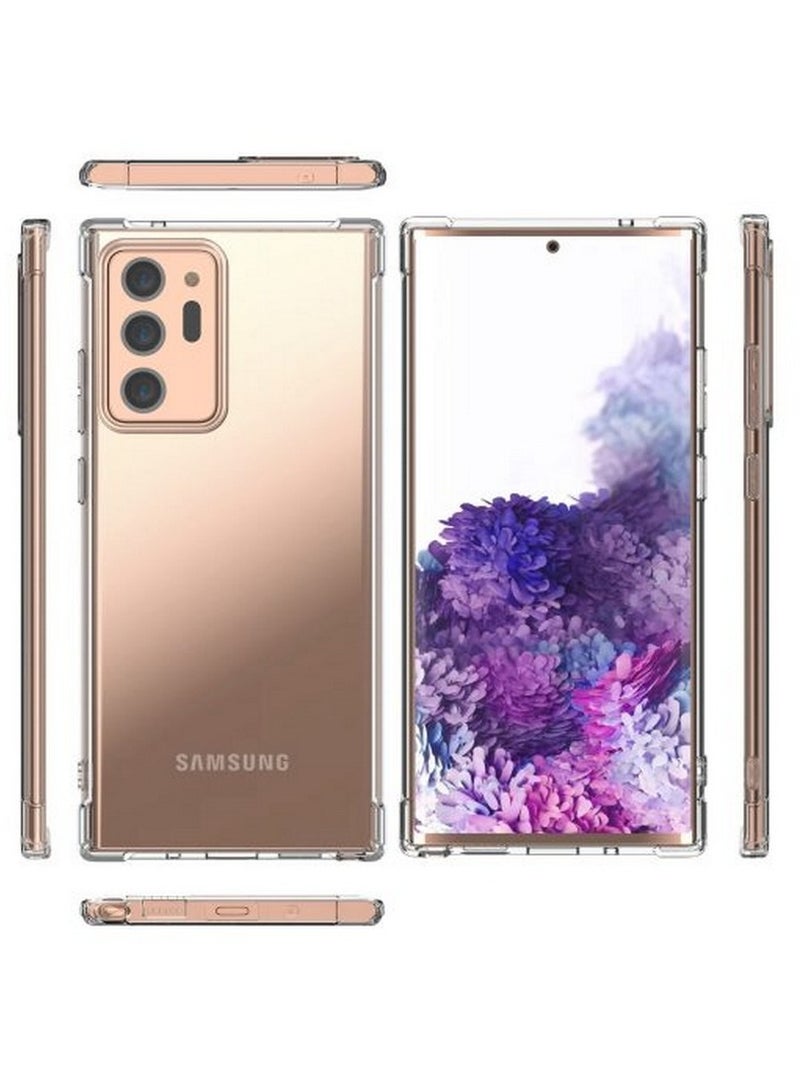 Bills Samsung Note 20 Ultra Premium TPU Corner Case - Clear Slim Protective Cover with Enhanced Shock Absorption - Image 4