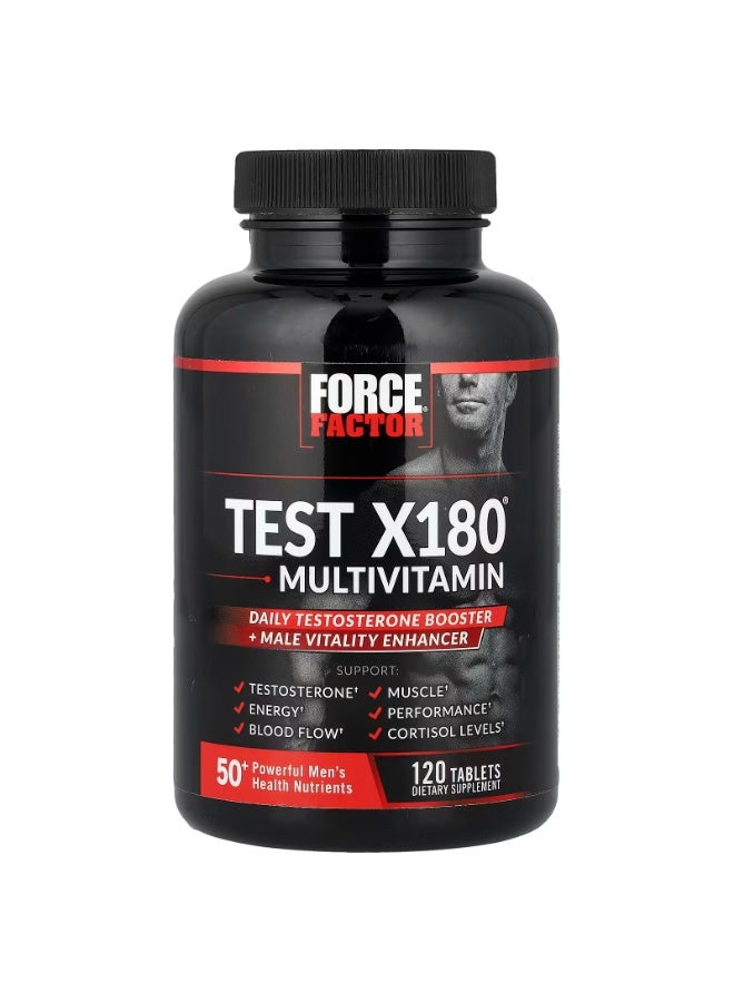 Force Factor Test X180® Multivitamin, 120 Tablets - Image 1
