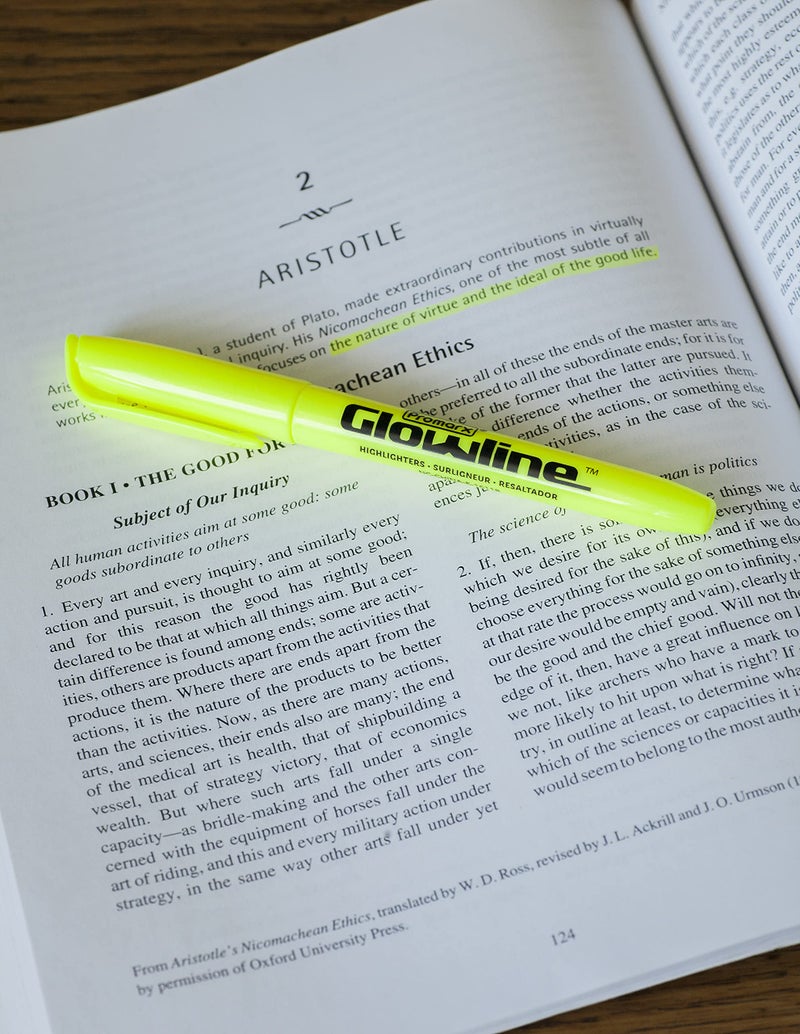Promarx Glowline Pocket Highlighter Sticks, Yellow, 4 Count - Image 2