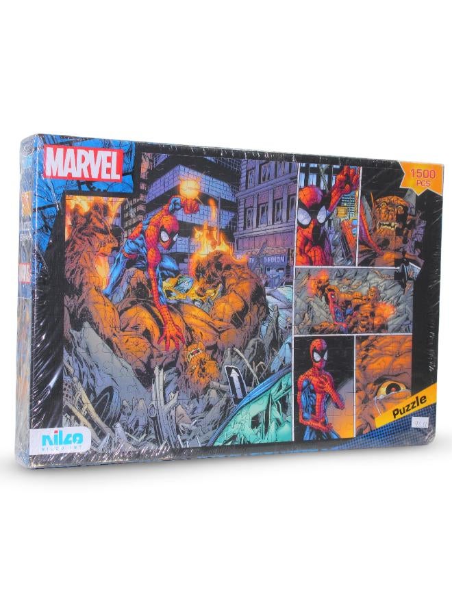 Nilco Marvel Spider-Man Comics Edition Puzzle – 1500 Pieces - Image 1