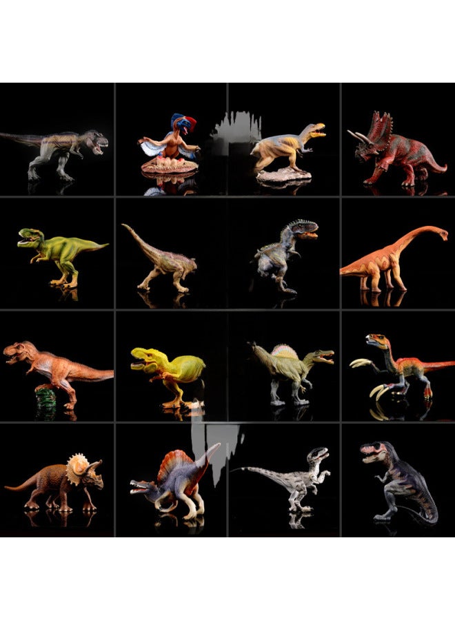 Dinosaur Simulation Model Solid Plastic Tyrannosaurus Rex Toy Dinosaur Model Plastic Toy Hand A Hair-Color:JZ018 Gray Sickle 290g - Image 2
