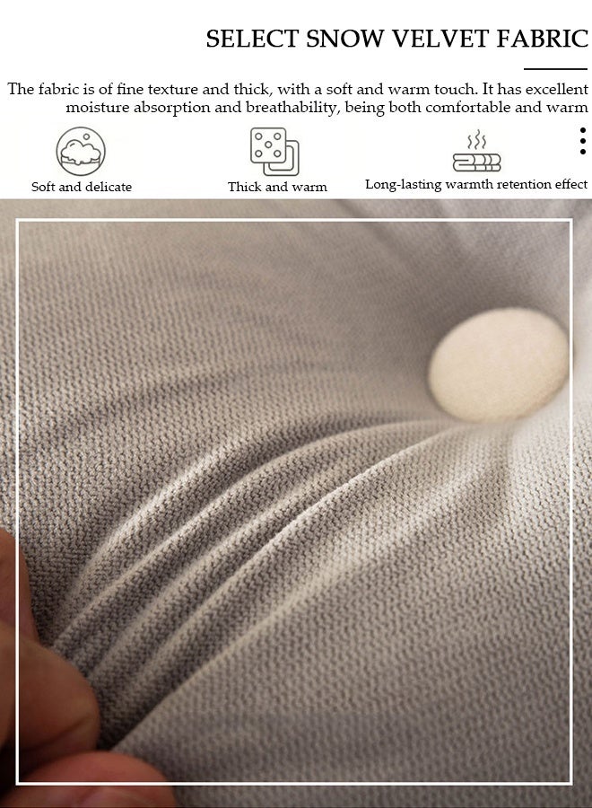 DUNISO Reading Pillow, Large Bed Rest Pillow with Detachable Neck Roll,Backrest with Arms，Pockets and Washable Cover, for Sitting in Bed or Couch-Backrest Reading Pillow Adult Back Pillows for Reading,Watching TV,Gaming,Relaxing - Image 3