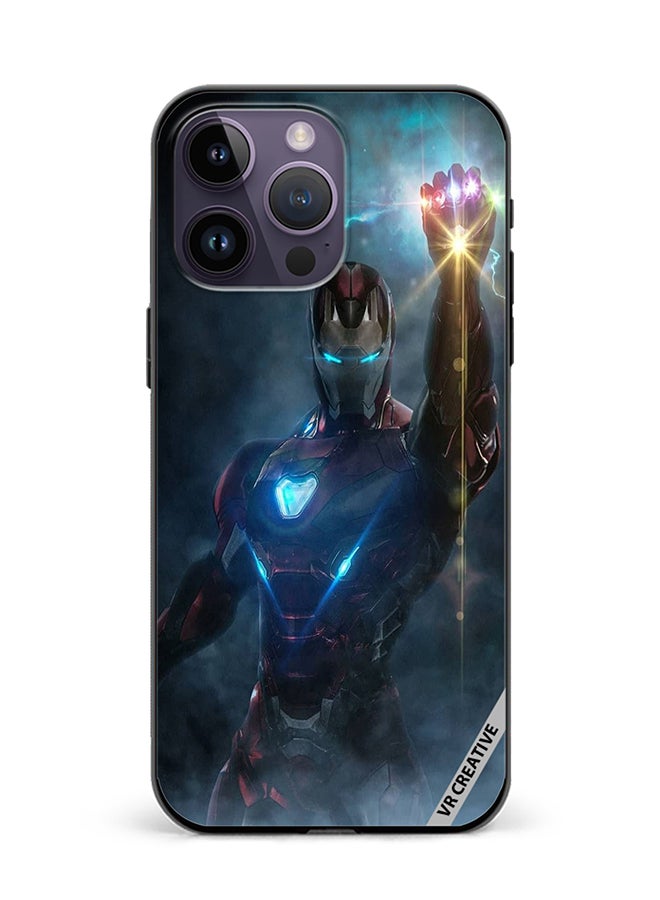 VR CREATIVE Protective Case Cover For Apple iPhone 16 Pro Max Ironman Design Multicolour