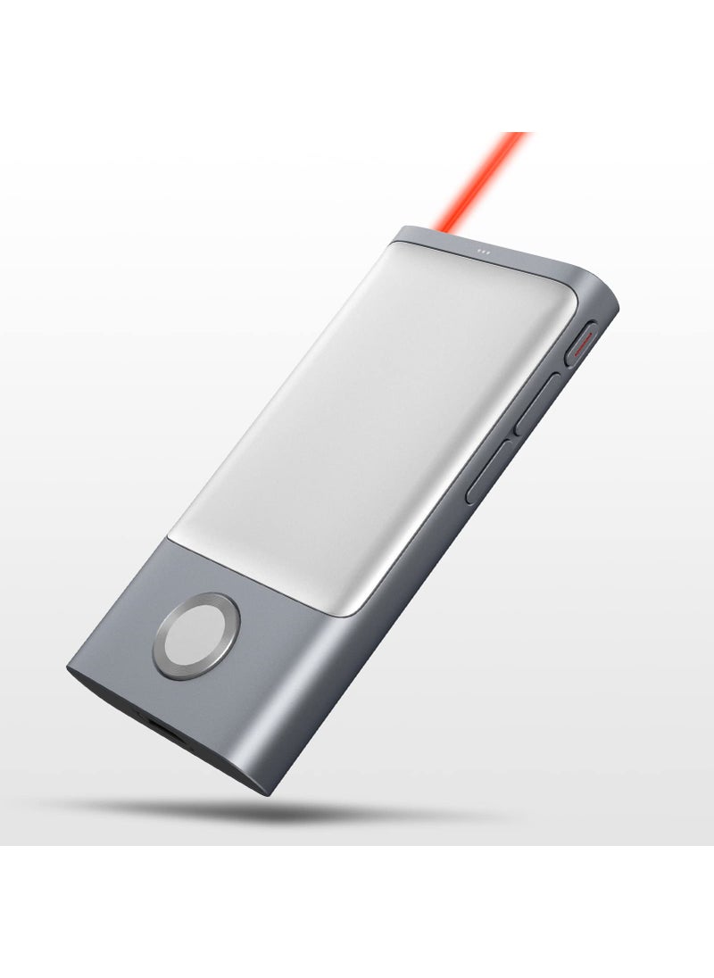Cheerdots Cheerdots Bluetooth Presentation Clicker Wireless Presenter, Air Mouse with Red Light Presentation Remote for Mac, Windows, iPad OS and Android, Space Gray  - Image 2