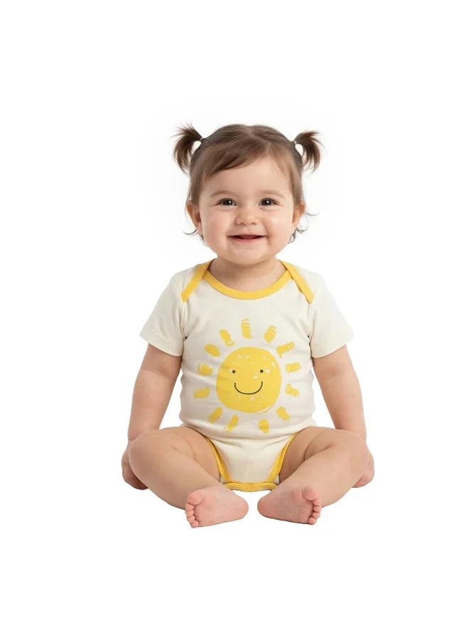 ايكو AIKO-Pack of 3 Multicolor Baby Body Suit