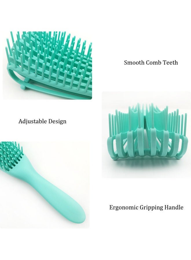 NIBEMINENT 5-Piece Hairbrush Set Multicolour - Image 2