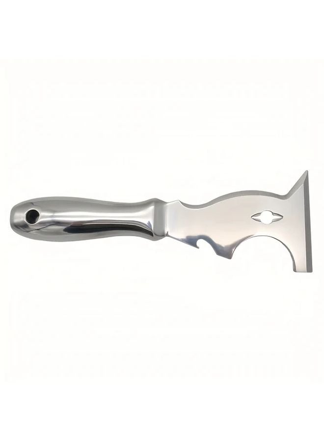 Silvery Stainless Steel Multifunctional Scraper Tool For Wall Stickers Remover Home Renovation - Image 2