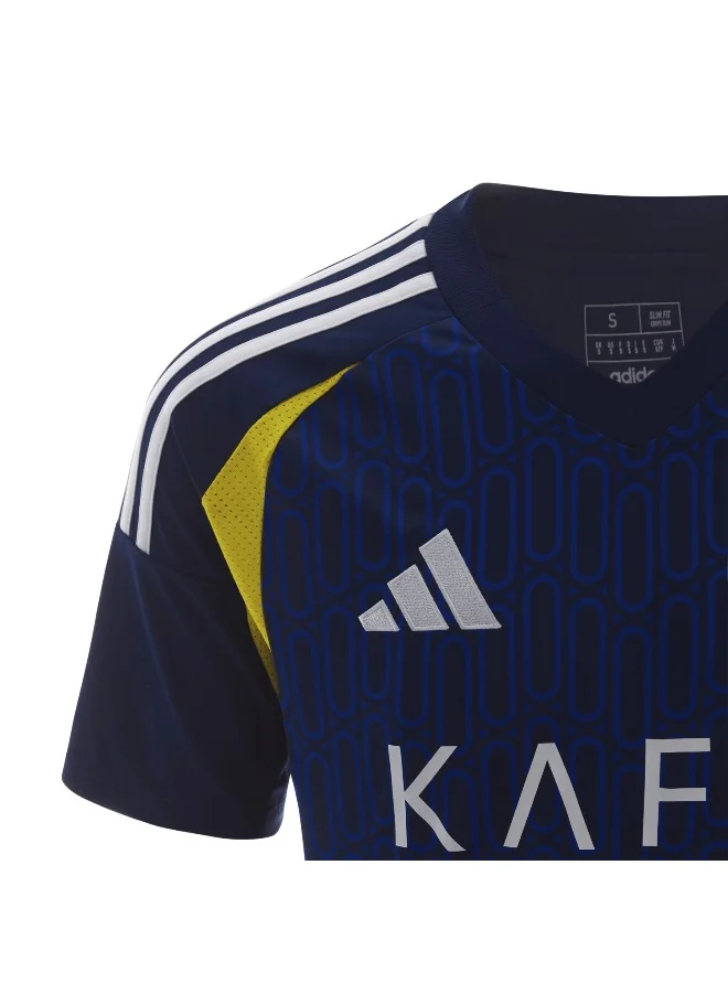 adidas قميص النصر الخارجي أزرق للرجال مقاس XS