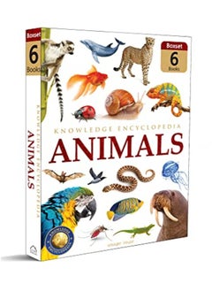 Animals Collection Of 6 Books Knowledge Encyclopedia For Children Box Set by Wonder House Books Paperback 