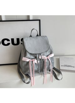2024 Summer Fashion Butterfly Knot Backpack for Women Silver