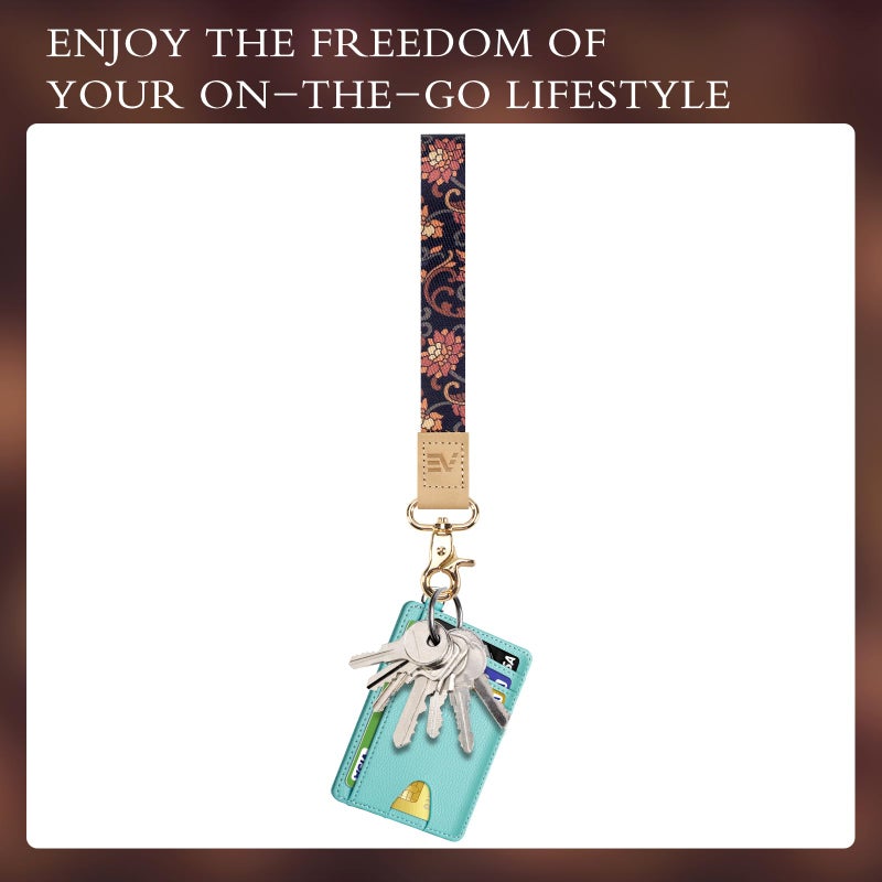 EcoVision Cute Keychain Lanyards for Keys, Wristlet Key lanyard for Women, Badge Lanyards Strap with 2 keyrings - Image 5