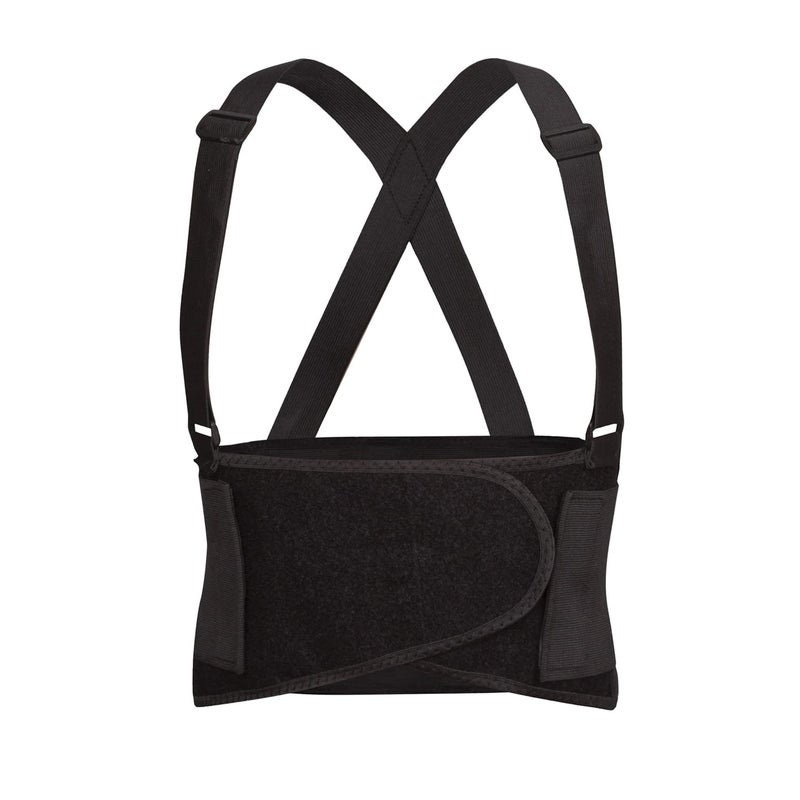 Cordova Back Support Belt with Attached Suspenders Quick Adjust Elastic Outer Panels - Image 1