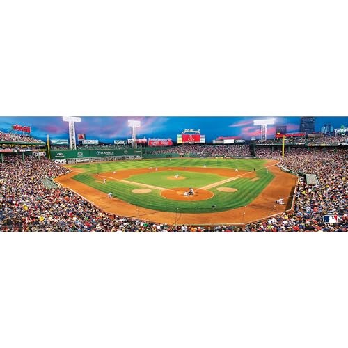 MasterPieces 1000 Piece Sports Jigsaw Puzzle - MLB Boston Red Sox Center View Panoramic - 13"x39" - Image 3