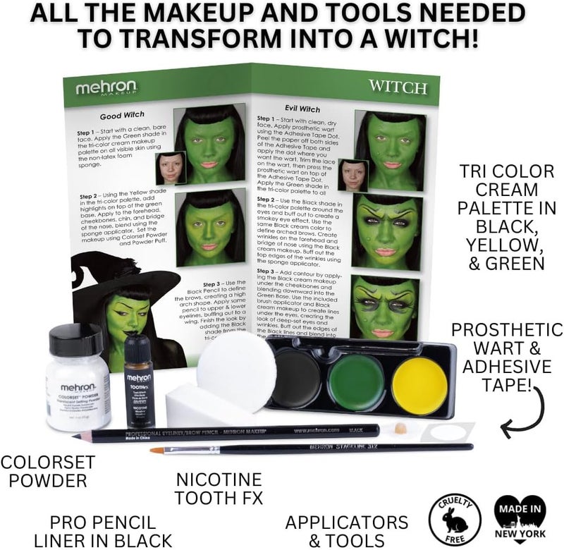 Mehron Professional Witch Character Makeup Kit - Image 2