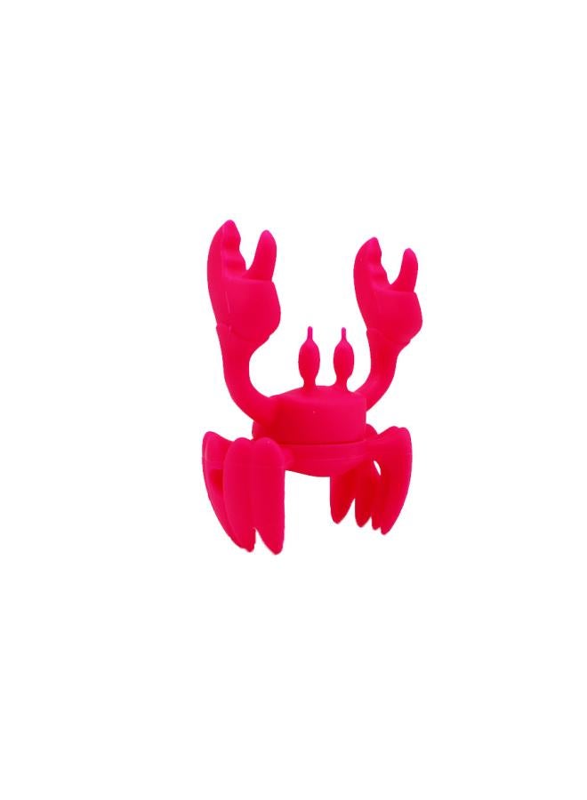 Red Crab Silicone Tableware Holder Stove Silicone Spoon Holder Heat-resistant Bracket Non-slip Chopsticks Holder Stove Steam Releaser
