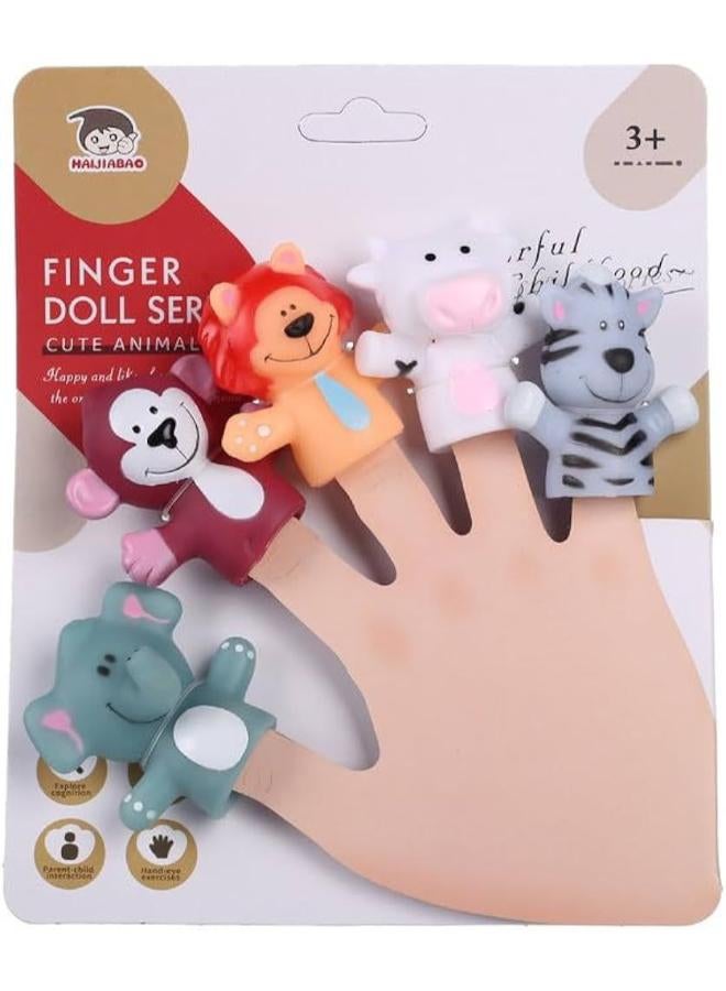 Animal Finger Puppet Set – 5 Pieces - Image 3
