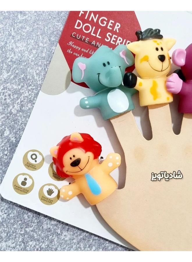 Animal Finger Puppet Set – 5 Pieces - Image 2