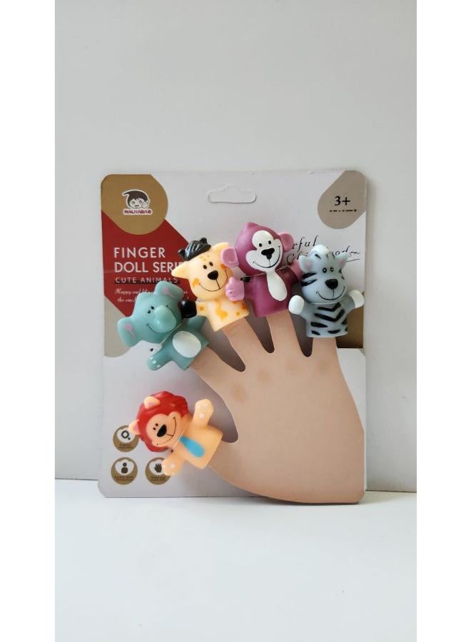Animal Finger Puppet Set – 5 Pieces - Image 4