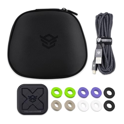 HEXGAMING Universal Carrying Case & Type-C 4M Charging Cable & Joysticks Aiming Rings for HEXGAMING Controllers - Image 3