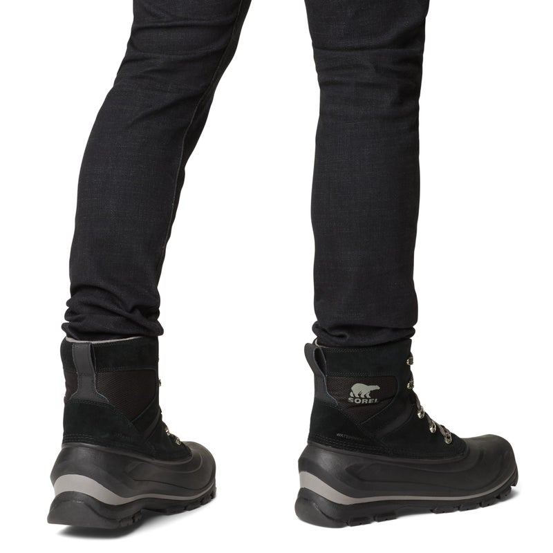 SOREL Men's Buxton Lace Waterproof Boot - Black, Quarry - 10.5 - Image 2