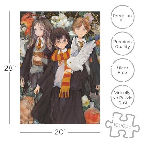 AQUARIUS Harry Potter Yume Puzzle 1000 Piece Jigsaw Puzzle Glare Free Precision Fit Virtually No Puzzle Dust Officially Licensed Harry Potter Collectibles 20x28 Inches - Image 5