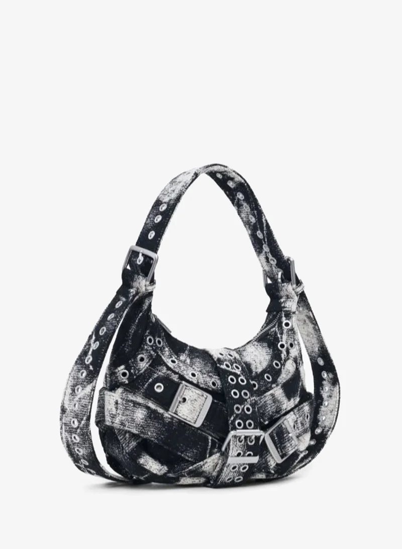 DESIGUAL Black Joy Buckle Bag for Women | Best Price UAE