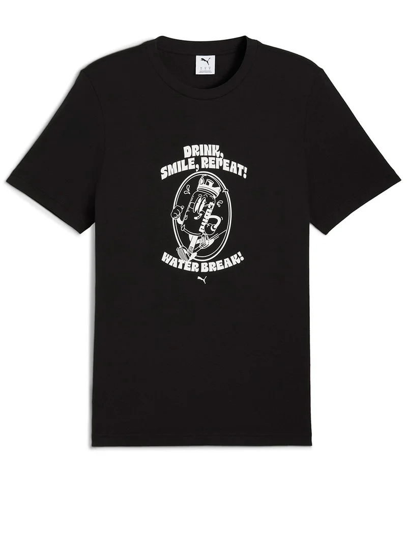 PUMA puma black Graphic Water T-Shirt for Men | Best Price UAE