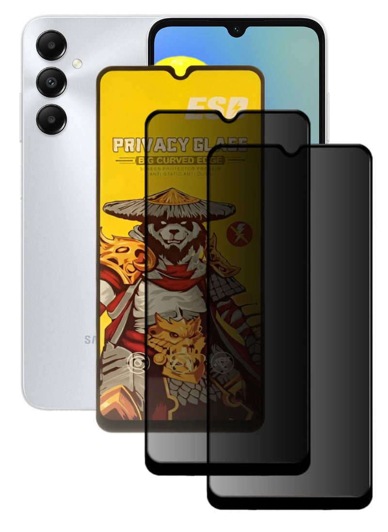 ESD 2 Pieces Tempered Dustproof Privacy Glass Screen Protector Compatible For Samsung Galaxy A05s - Image 1
