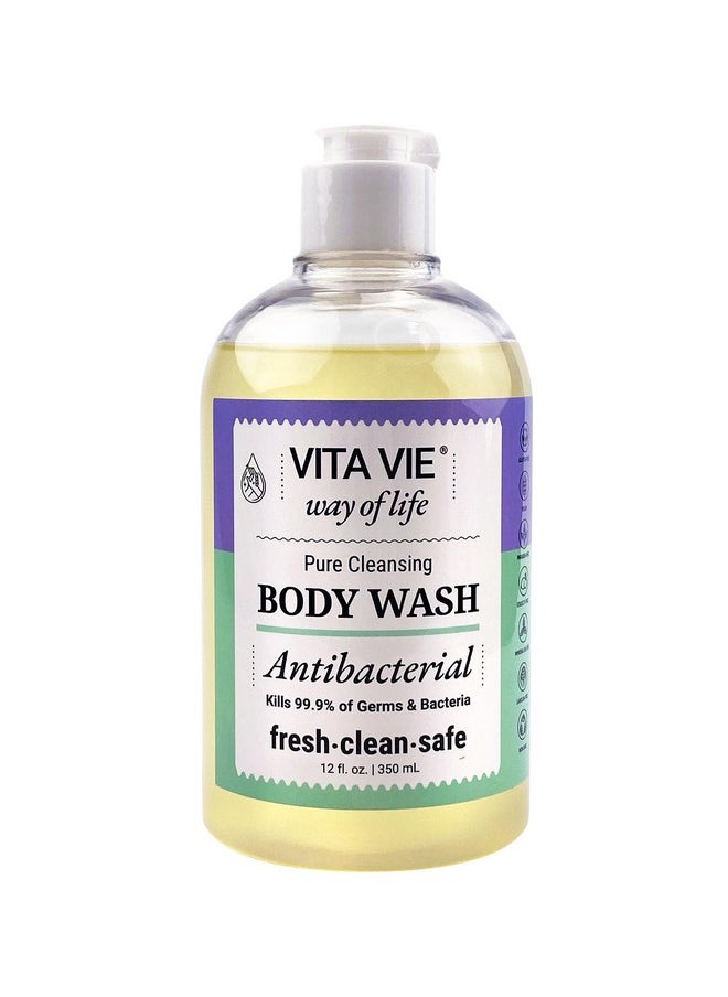 vita vie VITA VIE Antibacterial Body Wash, 12 oz  - Image 1