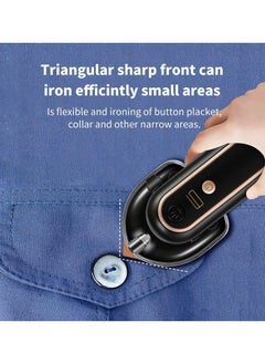 FIPKA Portable Travel Iron Support Dry Wet Ironing USB Rechargeable Steam Iron Handheld Ironing Machine  - Image 2