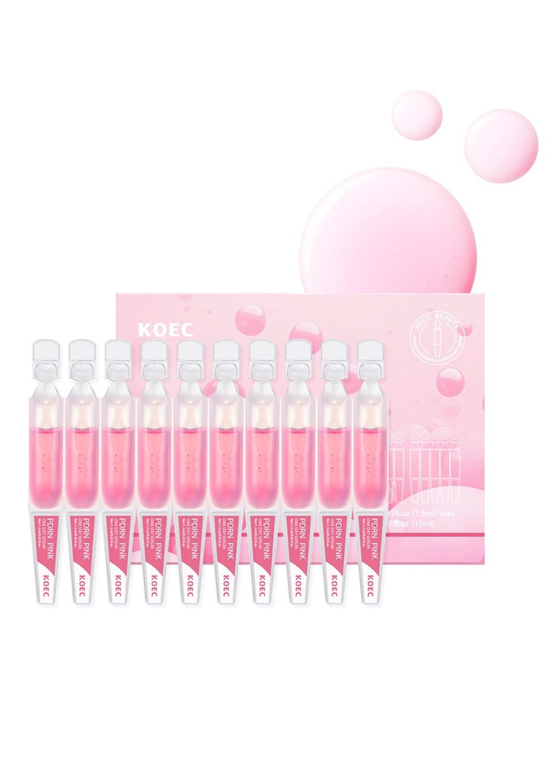 ك أو إي سي خلاصة الببتيد، سيروم وردي للاستخدام اليومي، يُحسّن إشراقة البشرة، مُرطب، 10 قطع - Image 1