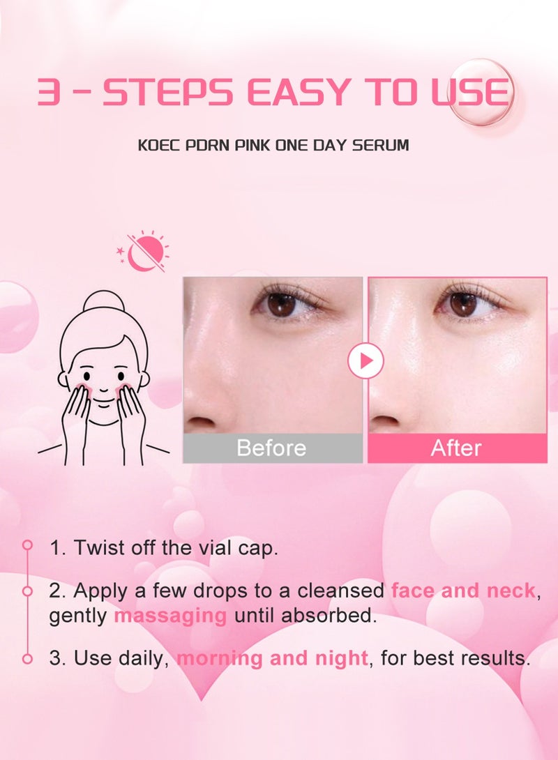 ك أو إي سي خلاصة الببتيد، سيروم وردي للاستخدام اليومي، يُحسّن إشراقة البشرة، مُرطب، 10 قطع - Image 4