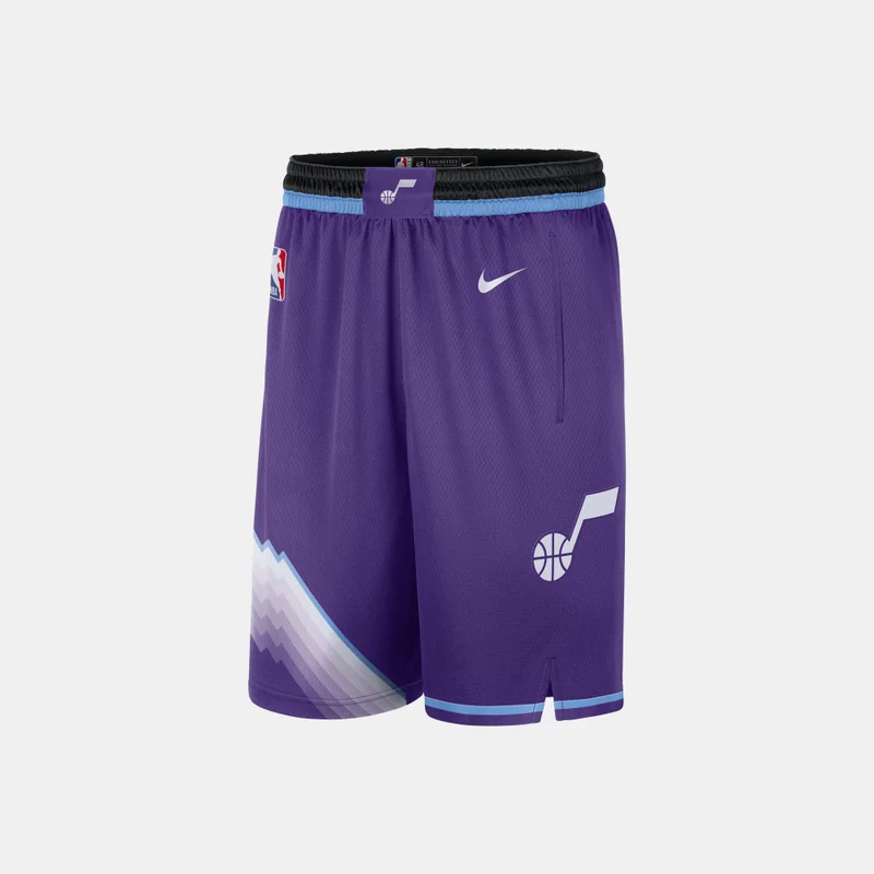 نايكي شورت رجالي يوتا جاز سويمنغمان لكرة السلة للموسم