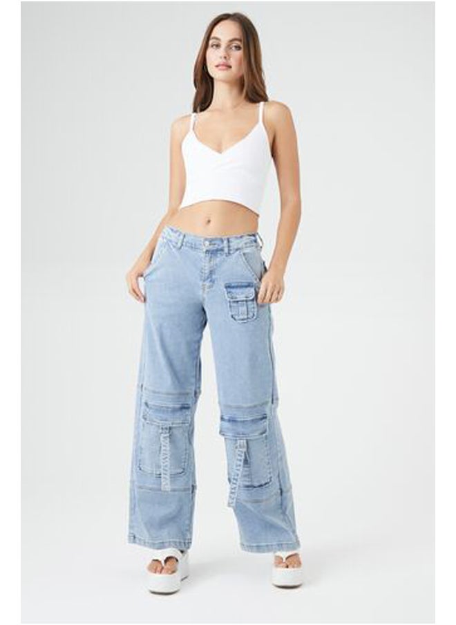 FOREVER 21 - Seamless Surplice Cropped Cami - Image 1