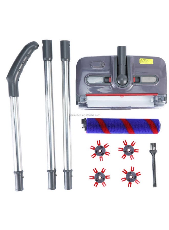 Turbo LED Light Electric Floor Sweeper Perfect Cordless Power 360 Swivel Household Electric Broom - Image 2