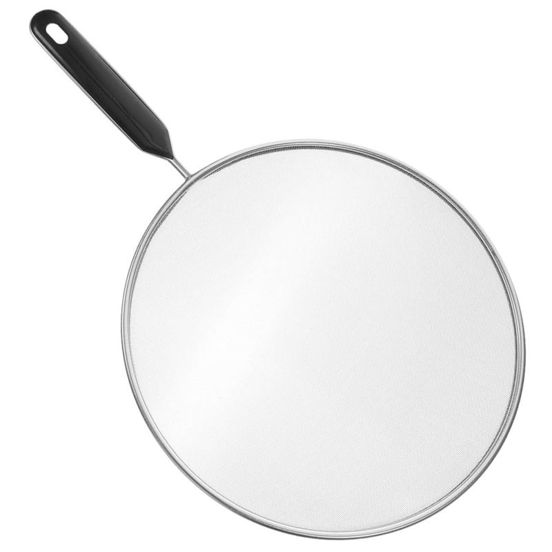Oil Net Grease Splatter Guard Pan Splatter Guard Grease Screen for Frying Pan Splatter Screen for Cooking Stainless Splatter Screen Pot Mesh Cover Stainless Steel Pot Lids