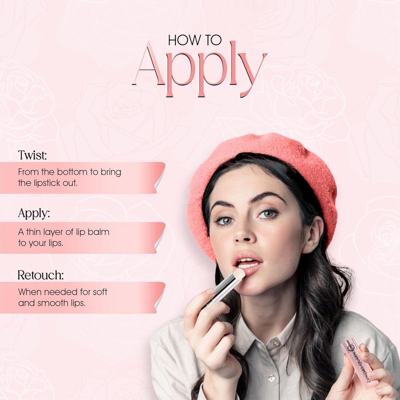 COLORS QUEEN Colors Queen Lip Glow Color Changing Lip Balm  Instant Hydration Nourishing Formula Gives Sheer Pink Tint  Repairs Damaged Barrier  Lip Balm for Dry  Chapped Lips  32g - Image 4