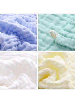 BLOOMING TIME 5pcs Muslin Baby Washcloths and Towels, Soft Newborn Baby Towel and Muslin Washcloth for Sensitive Skin(30*30cm)  - Image 4
