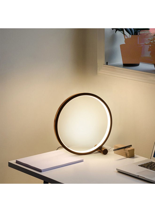 Loquat 25cm Round LED Desk Lamp White 26.00 x 9.00 x 0.6cm - Image 4